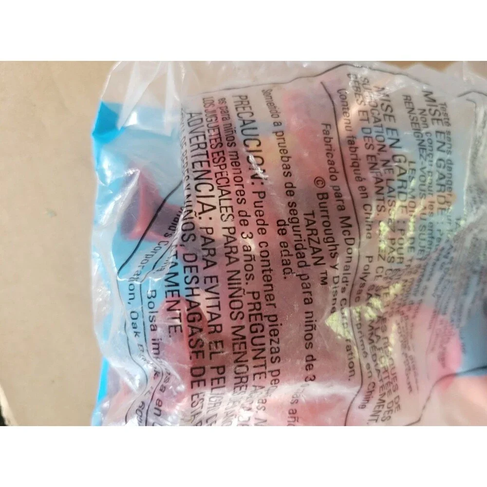 McDonalds 1999 Happy Meal Toy Disney Tarzan Large Tantor The Elephant NEW SEALED